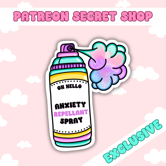 Anxiety Repellant | Patreon Exclusive Sticker