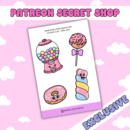 Sweet Treats | Patreon Exclusive Sticker Sheet