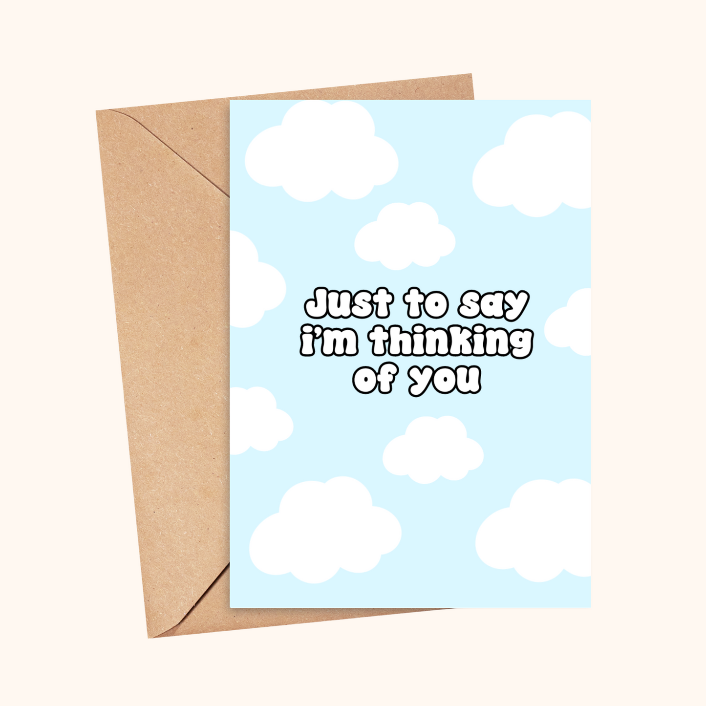 I'm Thinking Of You | A6 Greetings Card