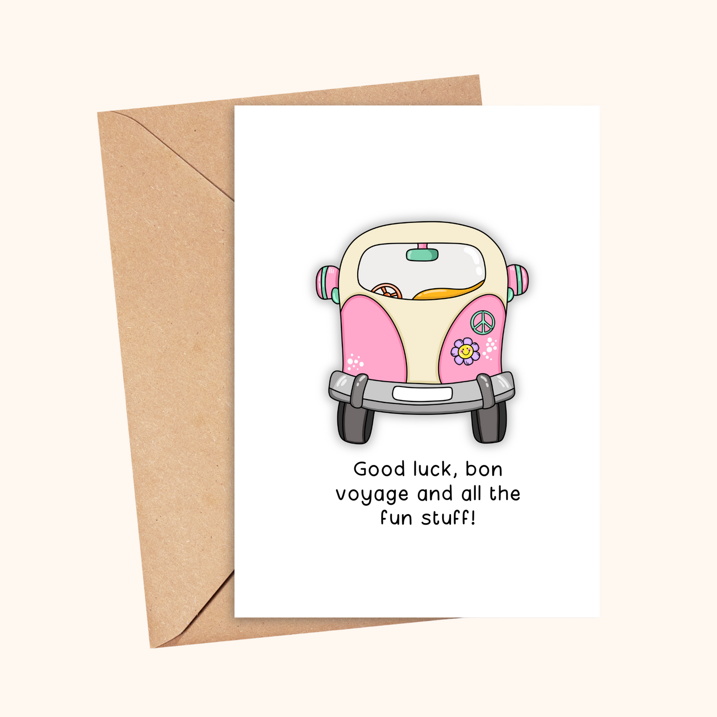 Good Luck | A6 Greetings Card