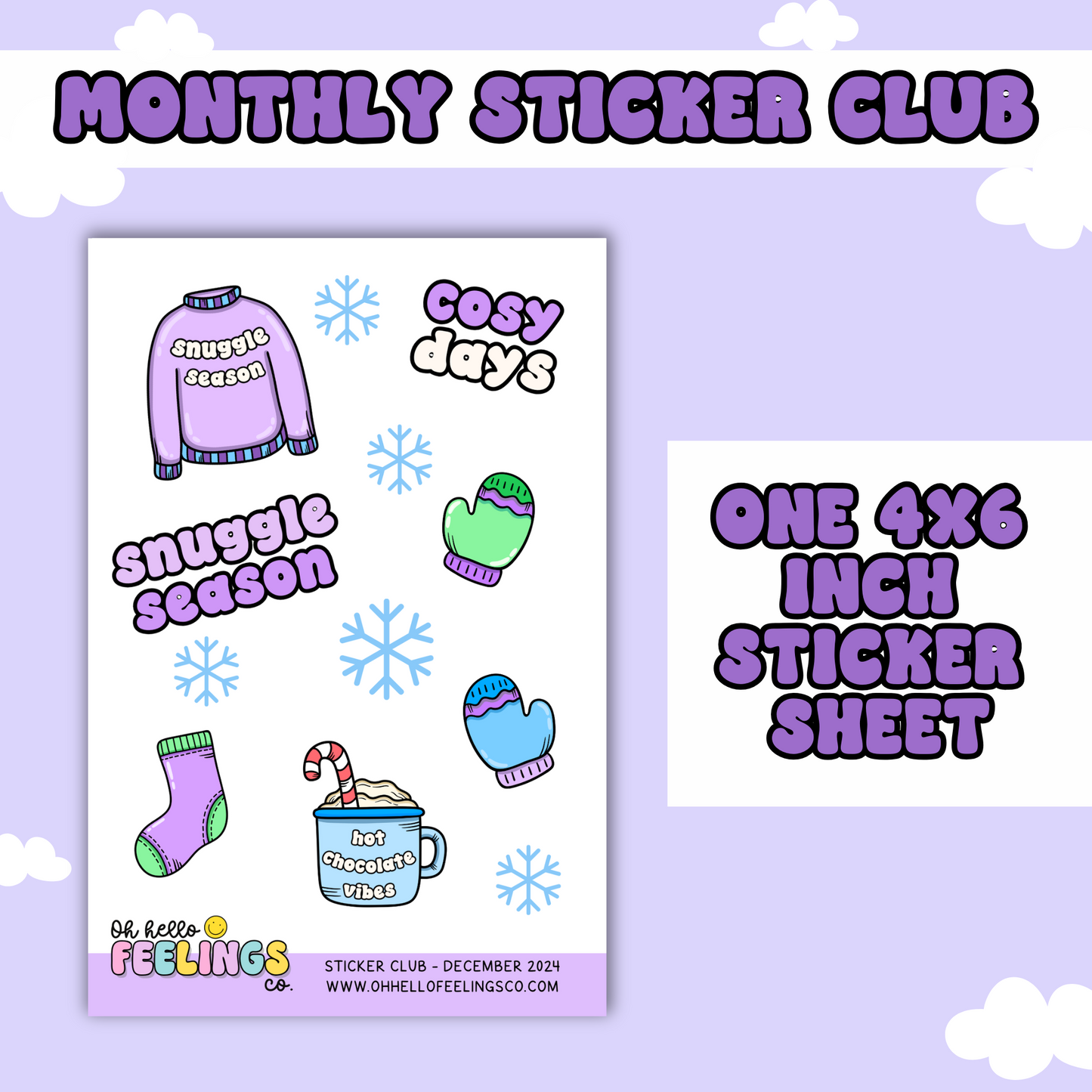 Sticker Club - DECEMBER 2024