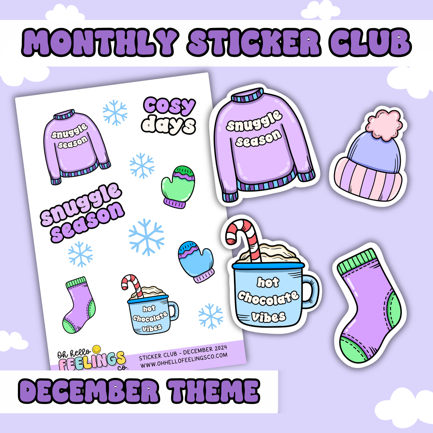 Sticker Club - DECEMBER 2024