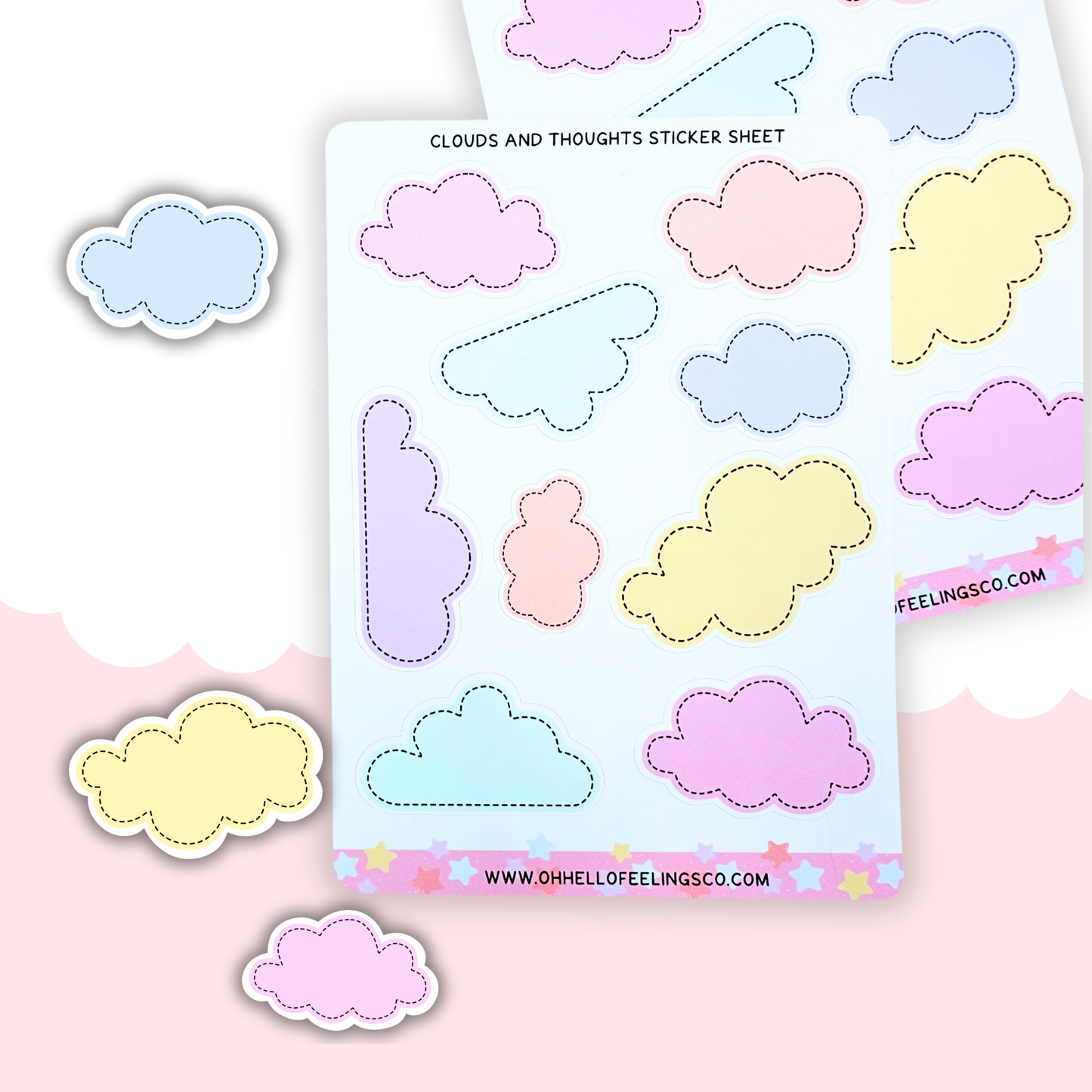 Clouds and Thoughts | Mini Icon Sticker Sheet