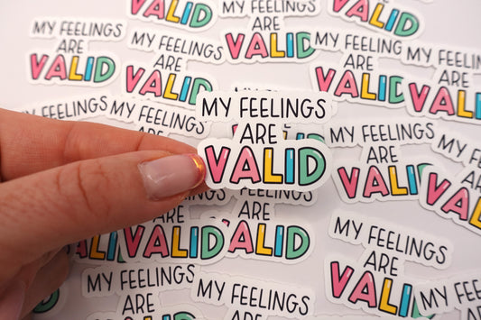 Valid | Feelings Quote Sticker