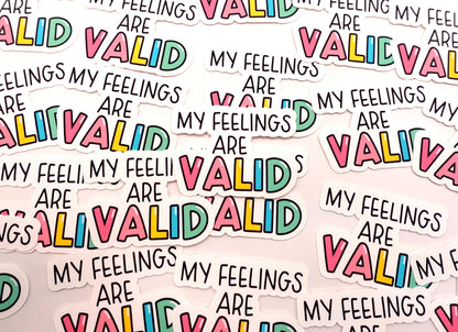 Valid | Feelings Quote Sticker