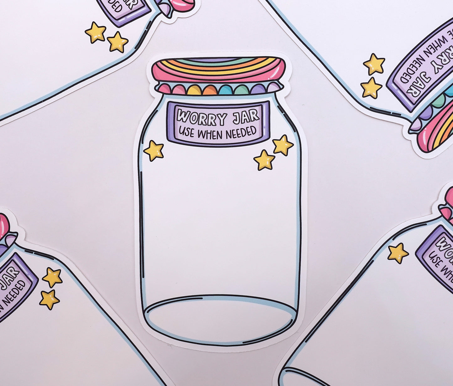 Worry Jar | Feelings Quote Sticker | Advent 2023