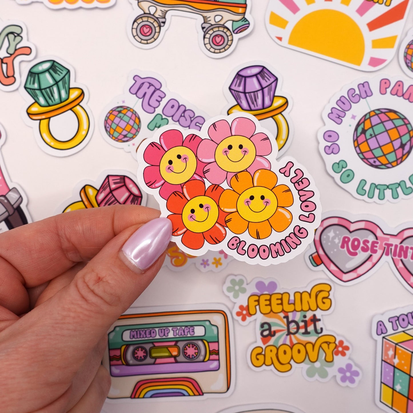 Blooming Lovely Flowers | Feelings Quote Sticker