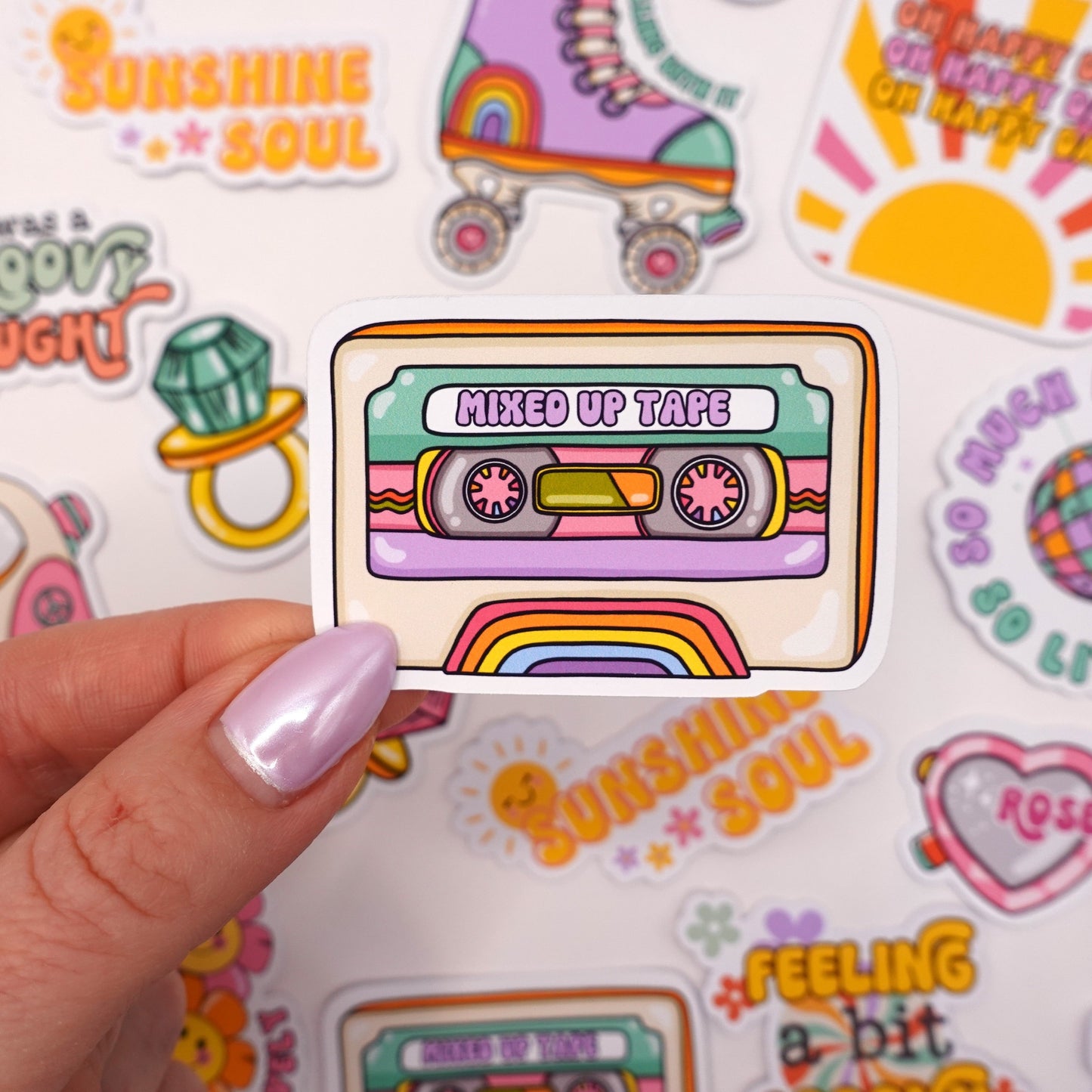 Mixed Up Tape | Feelings Quote Sticker