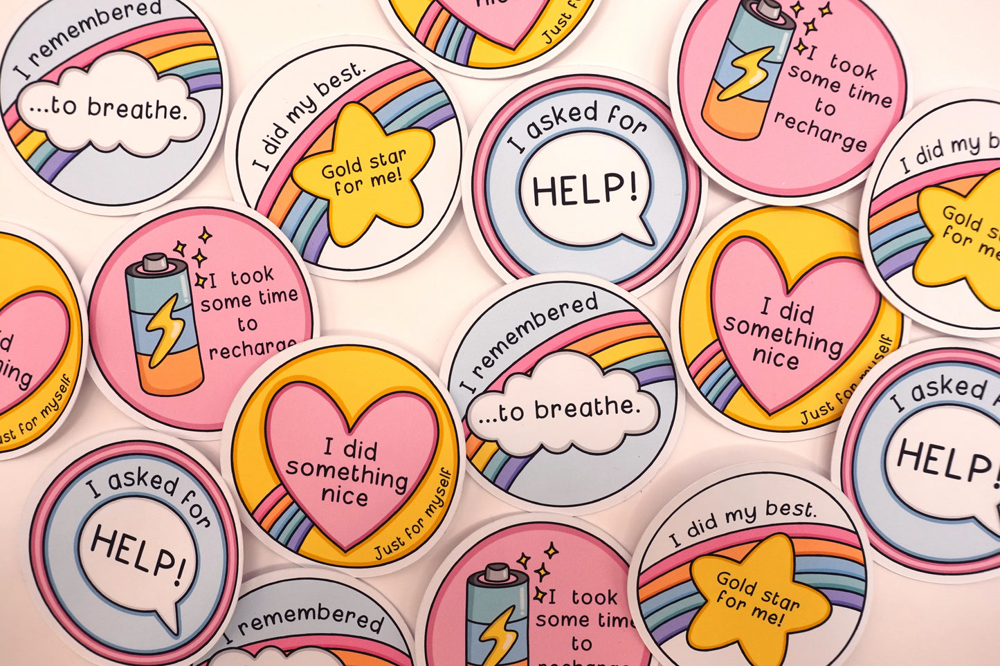 I asked for help - reward | Feelings Quote Sticker