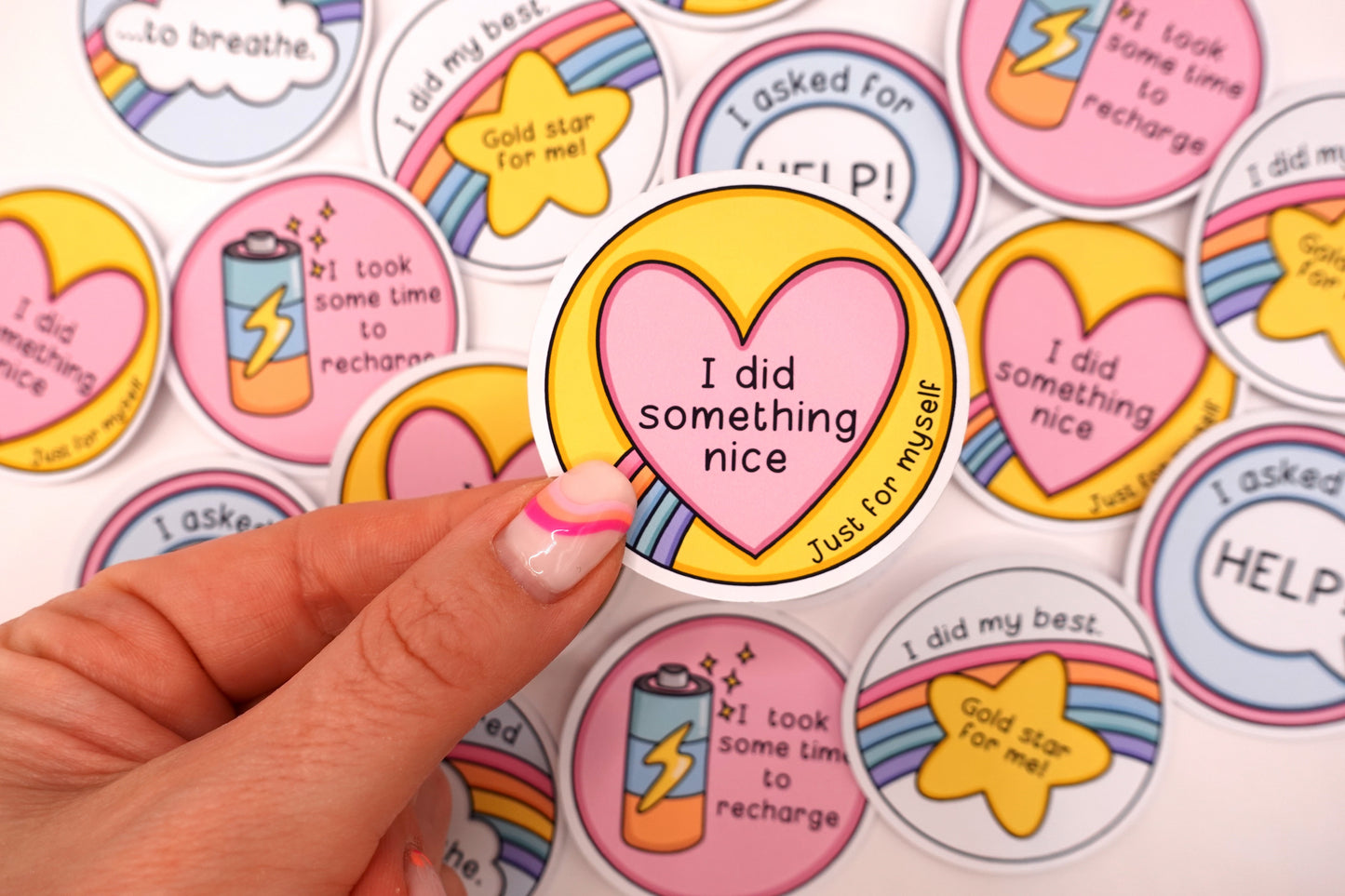 I did something nice - reward | Feelings Quote Sticker