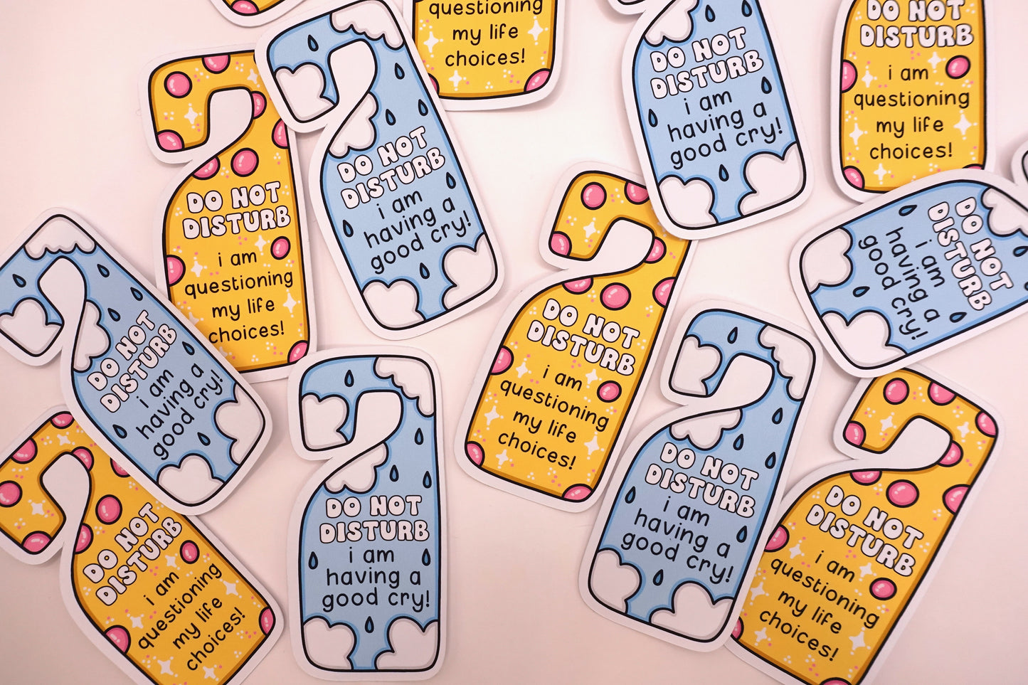 Do not disturb - Having a cry | Feelings Quote Sticker