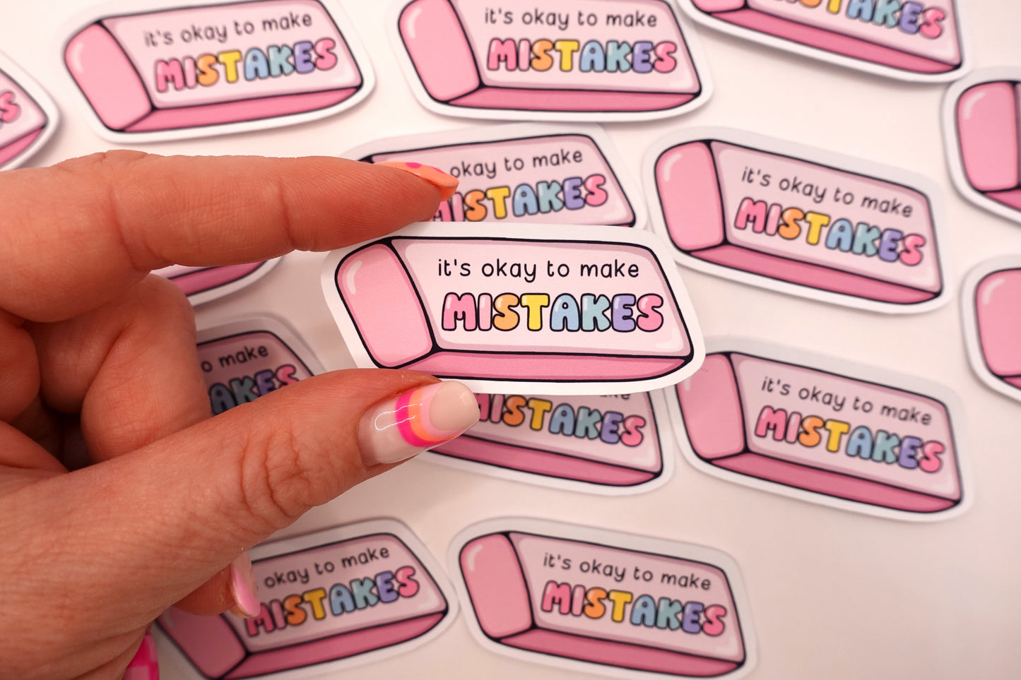 Make mistakes | Feelings Quote Sticker