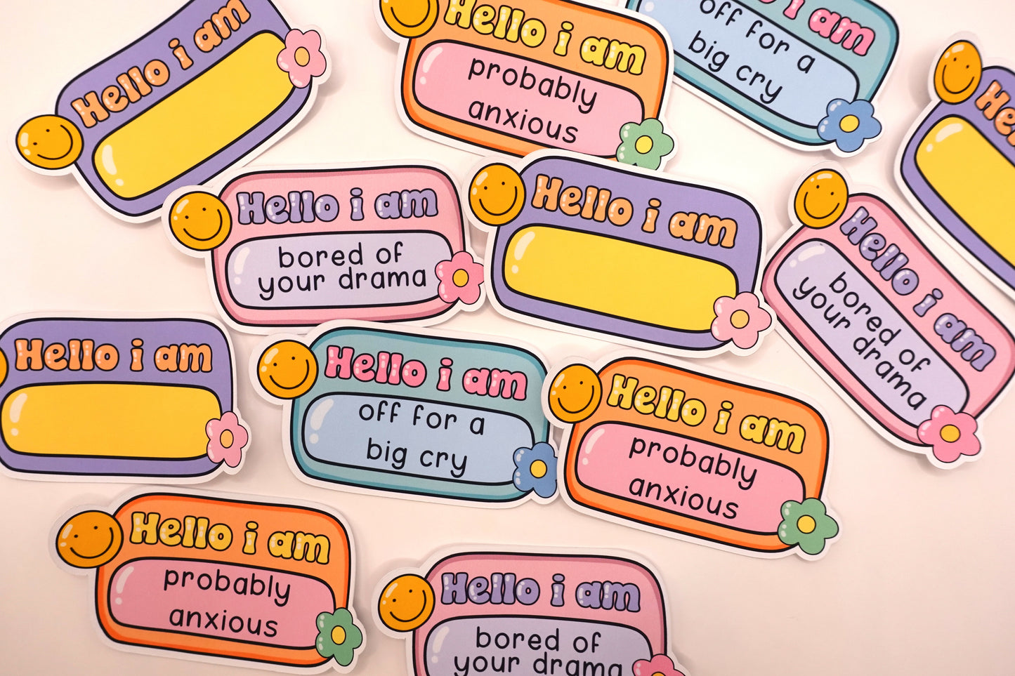 Hello I Am (blank) | Feelings Quote Sticker