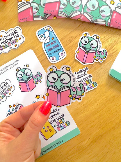 Book worm | Patreon Exclusive Sticker