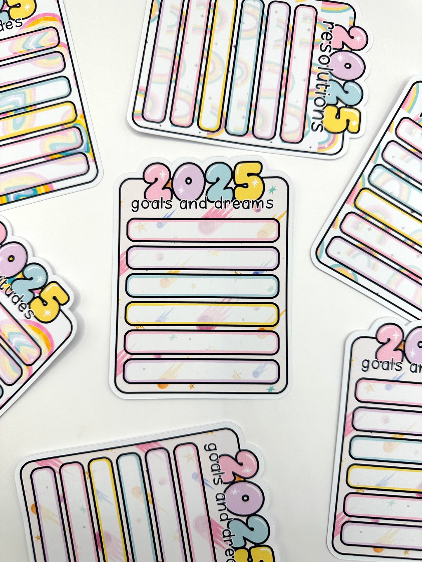 2025 Goals and Dreams Sticker | Tracker Sticker