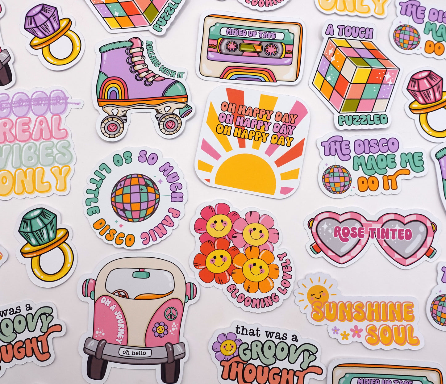 Rolling With It | Feelings Quote Sticker