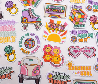 Rolling With It | Feelings Quote Sticker